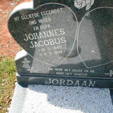 JORDAAN Johannes Jacobus 1942-1999