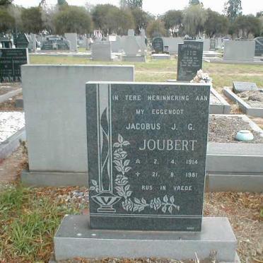 JOUBERT Jacobus J.G. 1914-1981