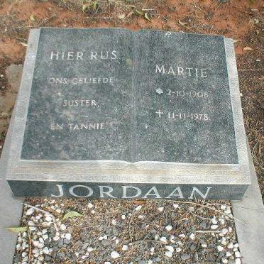 JORDAAN Martie 1908-1978