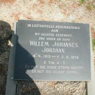 JORDAAN Willem Johannes 1912-1979