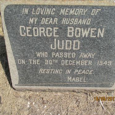 JUDD George Bowen -1949