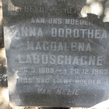LABUSCHAGNE Anna Dorothea Magdalena 1889-1963