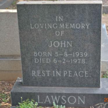 LAWSON John 1939-1978