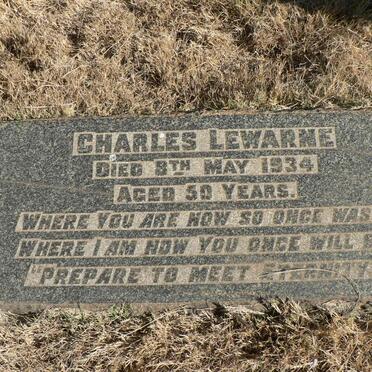 LEWARNE Charles -1934