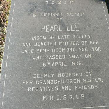 LEE Pearl -1979