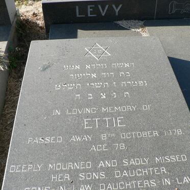 LEVY Ettie -1978