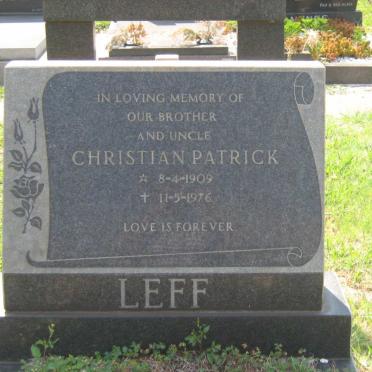 LEFF Christian Patrick 1909-1976