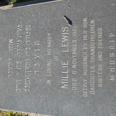 LEWIS Millie -1961