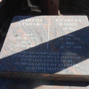 LESIA Charles Bassie 1929-1996 &amp; Martha Ntsoaki 1932-2011