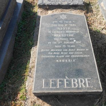LEFEBRE Max -1952