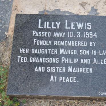 LEWIS Lilly -1994