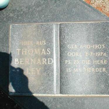 LEY Thomas Bernard 1903-1974