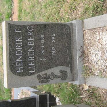 LIEBENBERG Hendrik F. 1988-1988