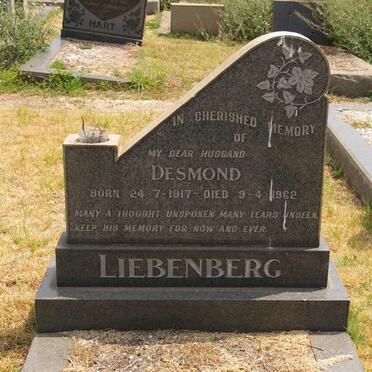LIEBENBERG Desmond 1917-1962