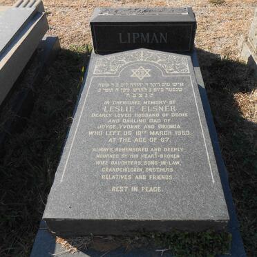 LIPMAN Leslie Elsner -1953