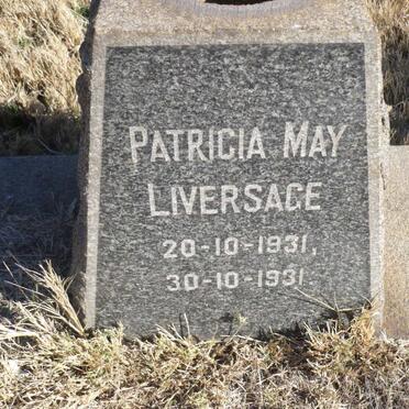LIVERSAGE Patricia May 1931-1931