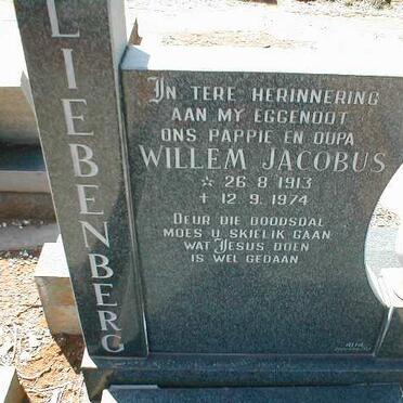 LIEBENBERG Willem Jacobus 1913-1974