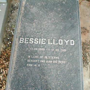 LLOYD Bessie 1909-2001