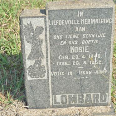 LOMBARD Kosie 1948-1952