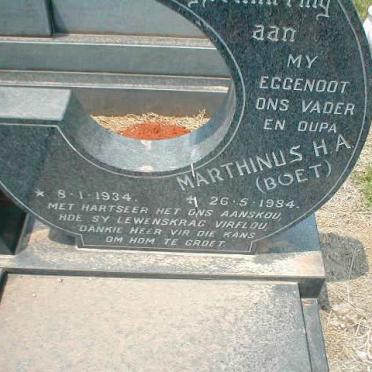 LOTTERING Marthinus H.A. 1934-1984