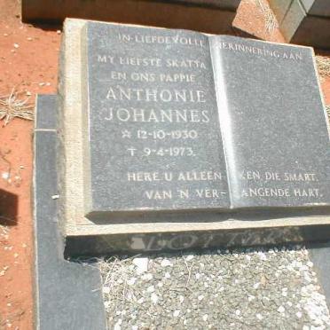 LOTTER Anthonie Johannes 1930-1973