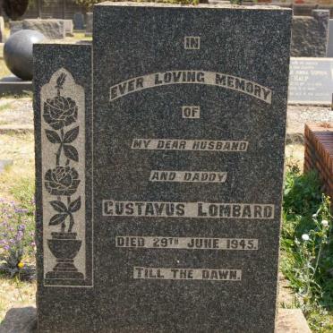 LOMBARD Gustavus -1945