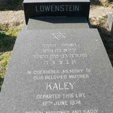 LOWENSTEIN Kaley -1974