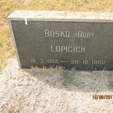 LOPICICH Bosko 1915-1960