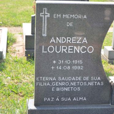 LOURENÇO Andreza 1915-1992