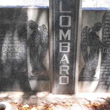 LOMBARD Gerrit James 1915-1956 &amp; Wilma Dolores 1917-1980