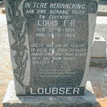 LOUBSER Louis F.B. 1901-1956