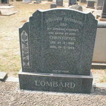 LOMBARD Christoffel 1886-1944