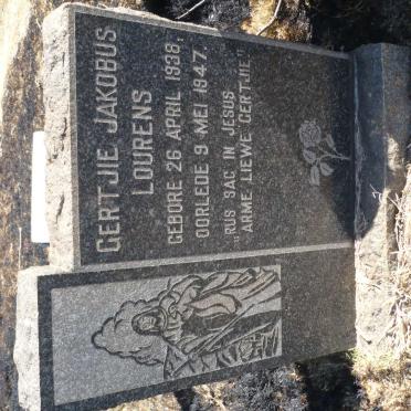LOURENS Gertjie Jakobus 1938-1947