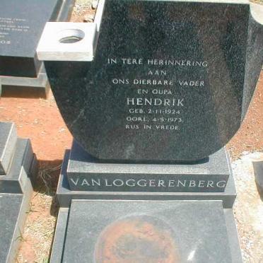 LOGGERENBERG Hendrik, van 1924-1973