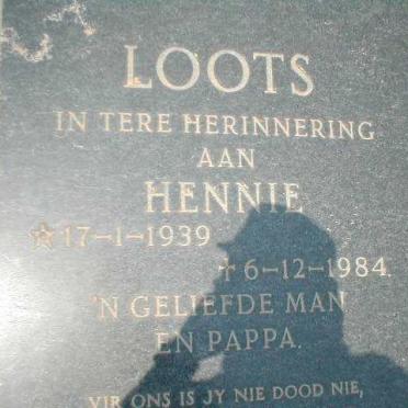 LOOTS Hennie 1939-1984