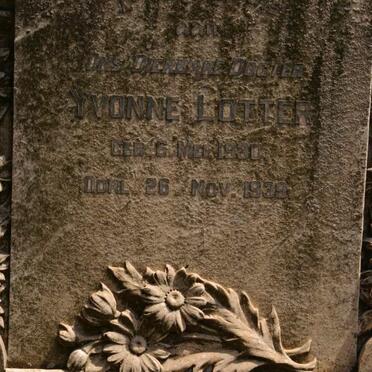 LÖTTER Yvonne -1930-1939