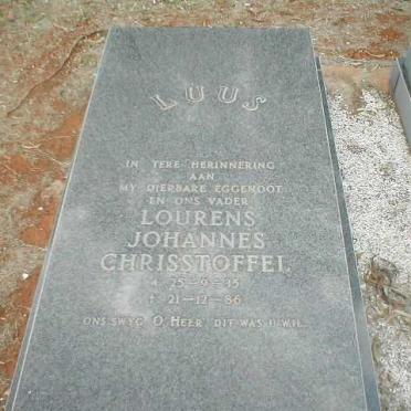 LUUS Lourens Johannes Chrisstoffel 1935-1986