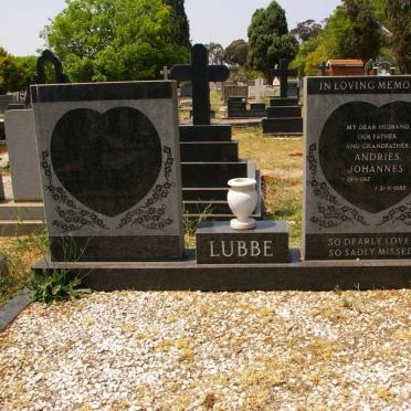 LUBBE Andries Johannes 1917-1985