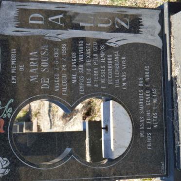 LUZ Maria, da nee DE SOUZA 1913-1996