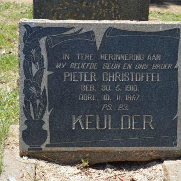 KEULDER Pieter Christoffel 1910-1957