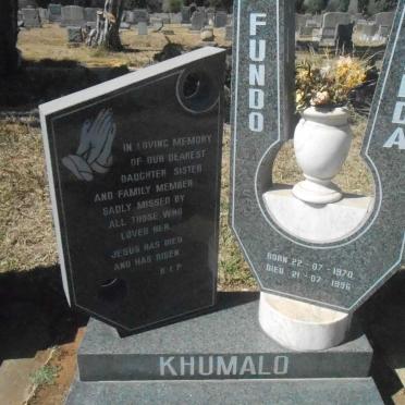 KHUMALO Fundo Zelda 1970-1996