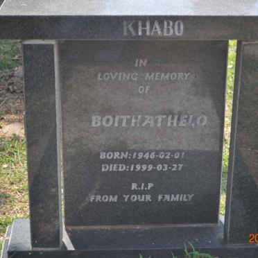 KHABO Boithathelo 1946-1999