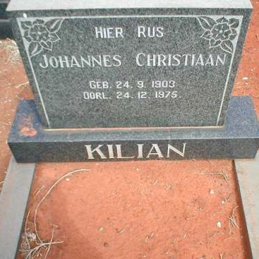 KILIAN Johannes Christiaan 1903-1975