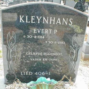 KLEYNHANS Evert P. 1914-1983