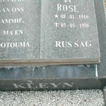 KLEYN Rose 1916-1996