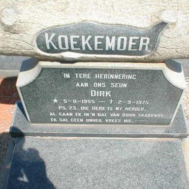 KOEKEMOER Dirk 1955-1975