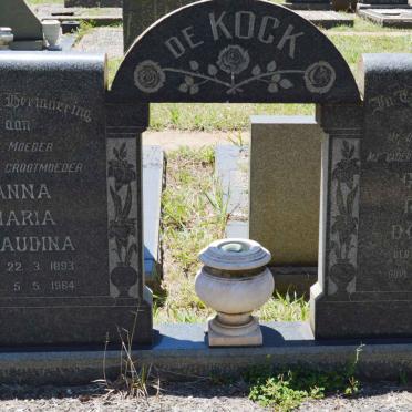 KOCK George Roach Dowling, de 1893-1962 &amp; Anna Maria Claudina 1893-1964