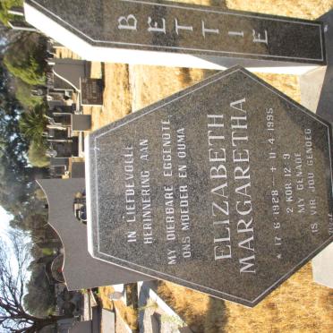 KOLBE Elizabeth Margaretha 1928-1995