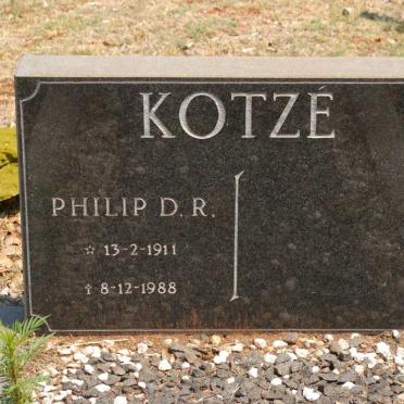 KOTZÉ Philip D.R. 1911-1988