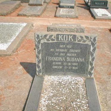 KOK Francina Susanna 1903-1954